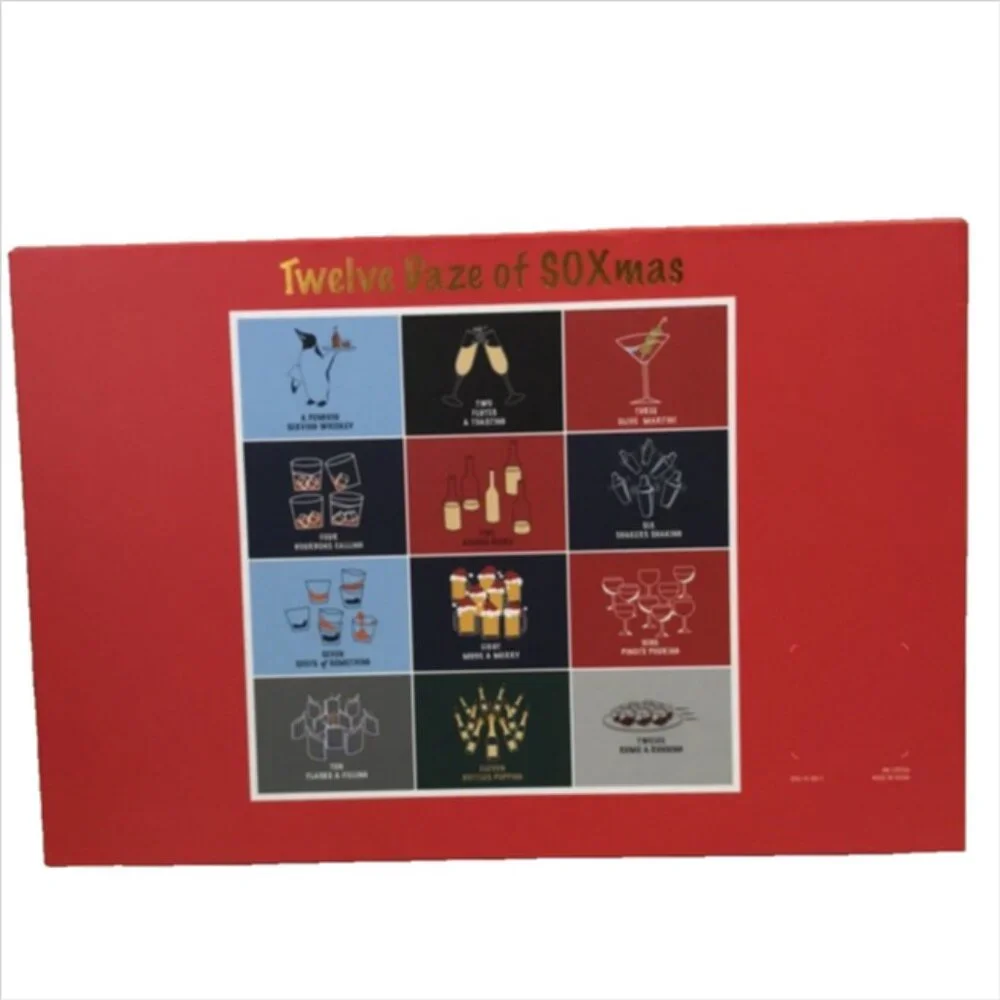 Original Penguin 12 Daze Of Christmas Men's Novelty Cocktail Socks Box